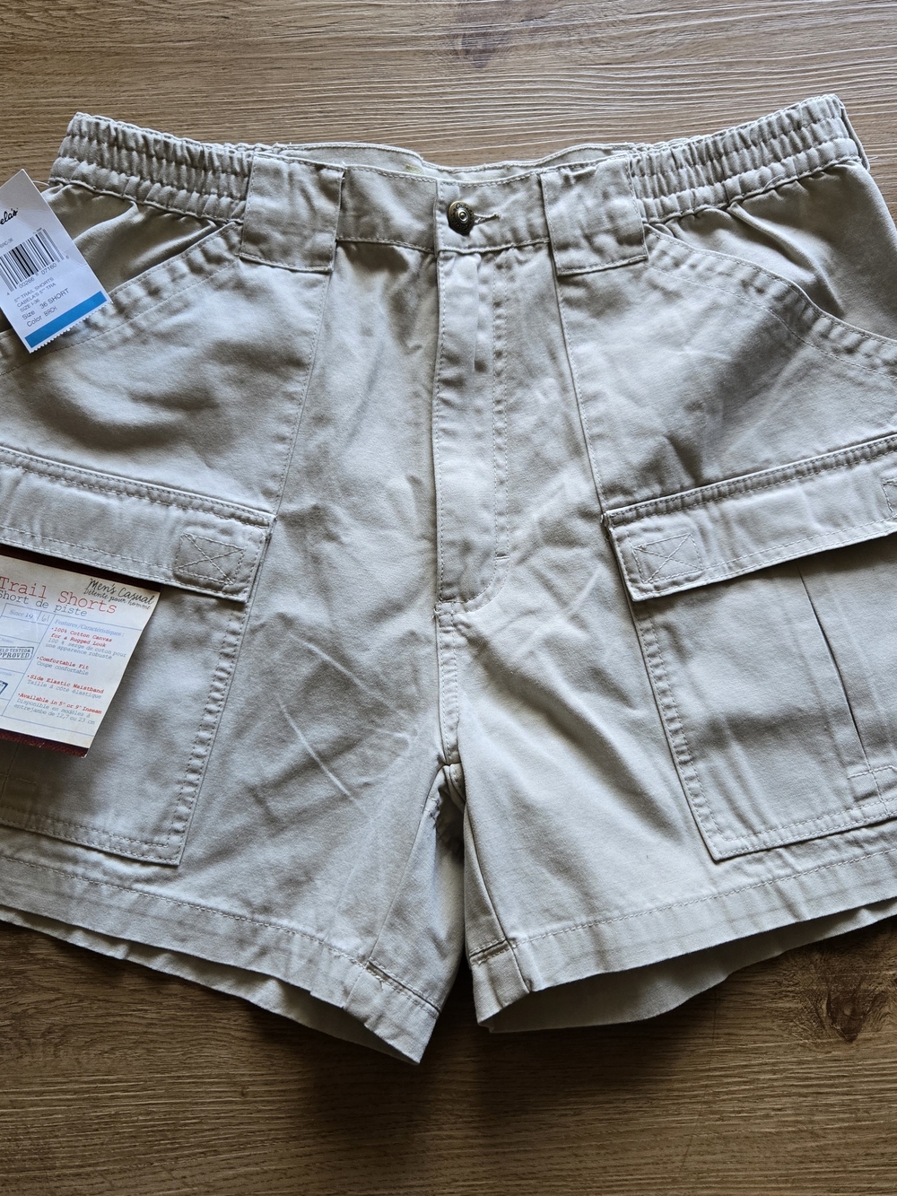 Cabela's Men's Cargo Shorts in Khaki Cotton 36 Waist 5 Inseam